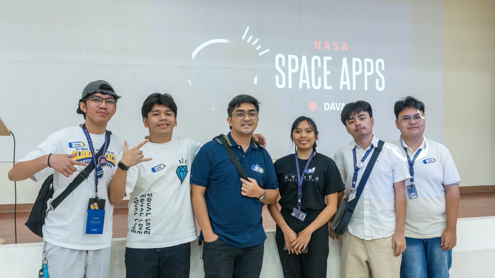 ACCESS members representing at NASA Space Apps Davao hackathon